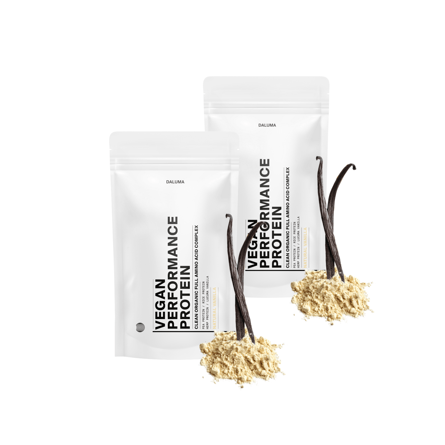 VEGAN PERFORMANCE PROTEIN NATURAL VANILLA - DOUBLE PACK - DALUMA - D - SET - 29