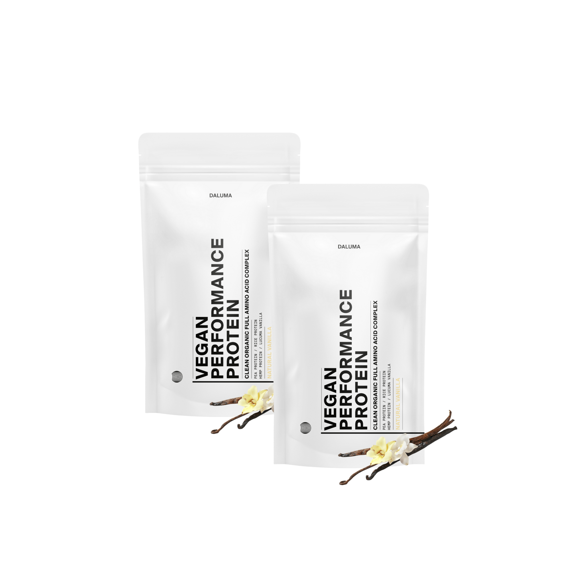 VEGAN PERFORMANCE PROTEIN NATURAL VANILLA - DOUBLE PACK - DALUMA - D - SET - 29